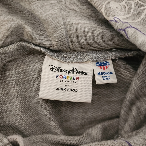 Disney Parks Forever Collection By Junk Food Gray Thumper Womens Hoodie Size M - Picture 4 of 7